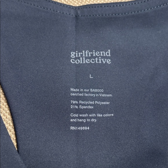 Girlfriend Collective Skyline Paloma Racerback Bra - Picture 7 of 8